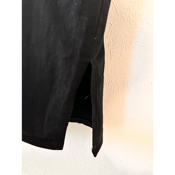 Collectif London Retro Overall Jean Pencil Skirt, LG - Picture 5 of 12